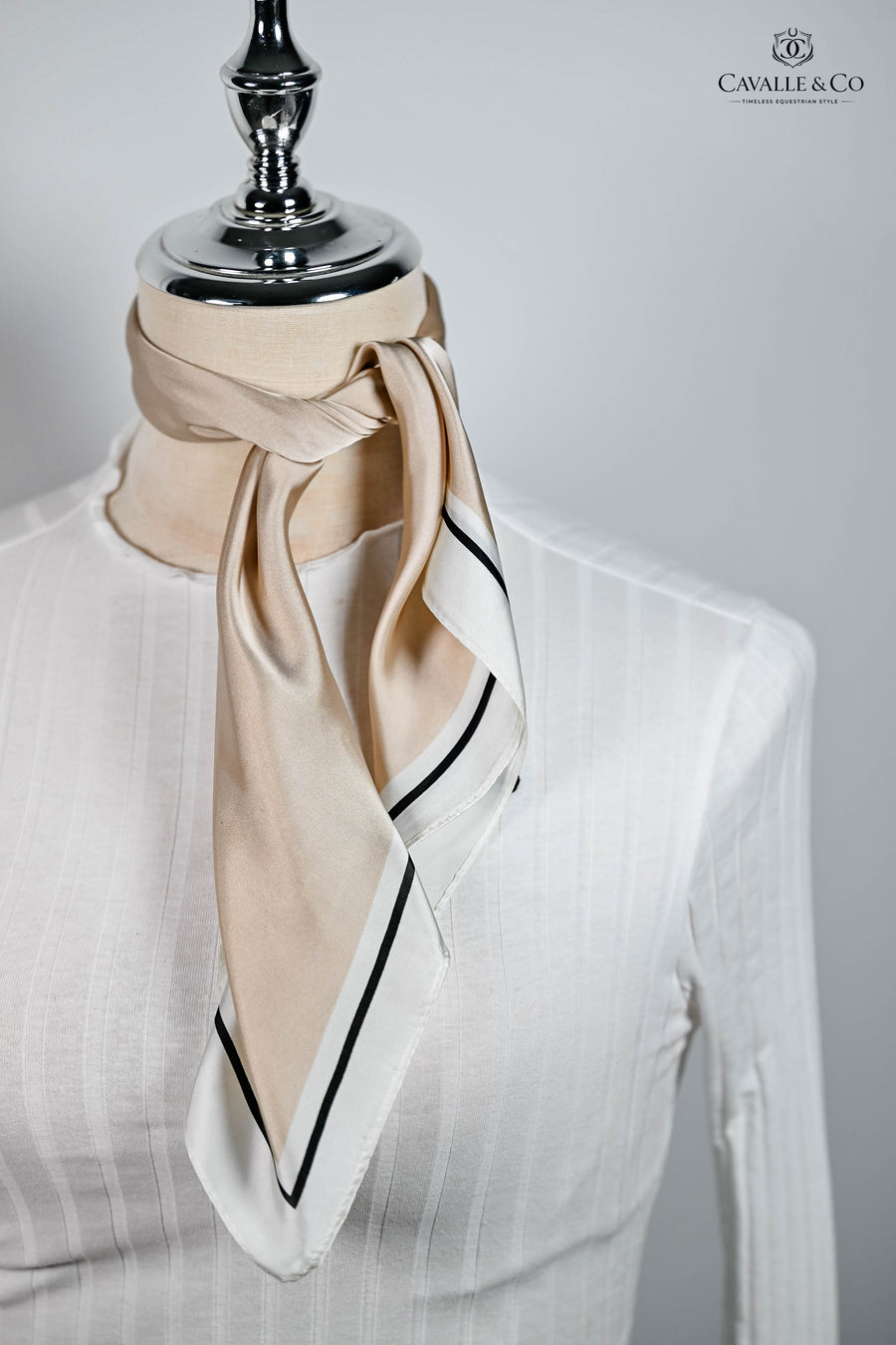 Plain Coffee & Cream Scarf