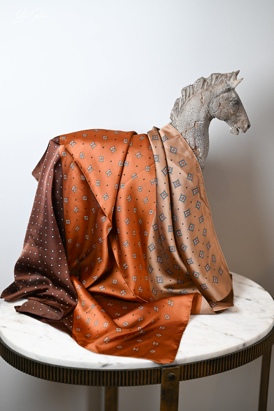 Three Browns Scarf