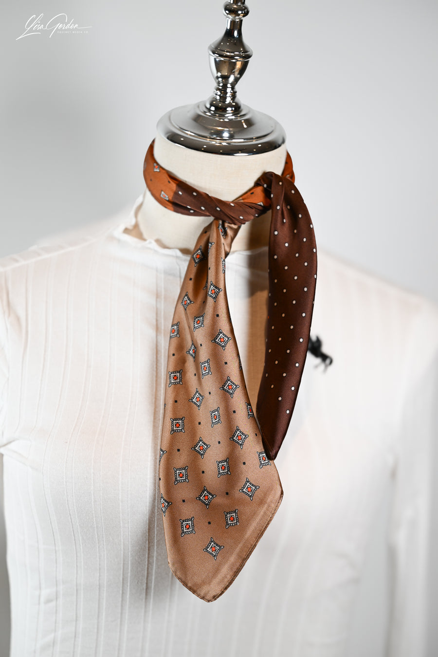 Three Browns Scarf