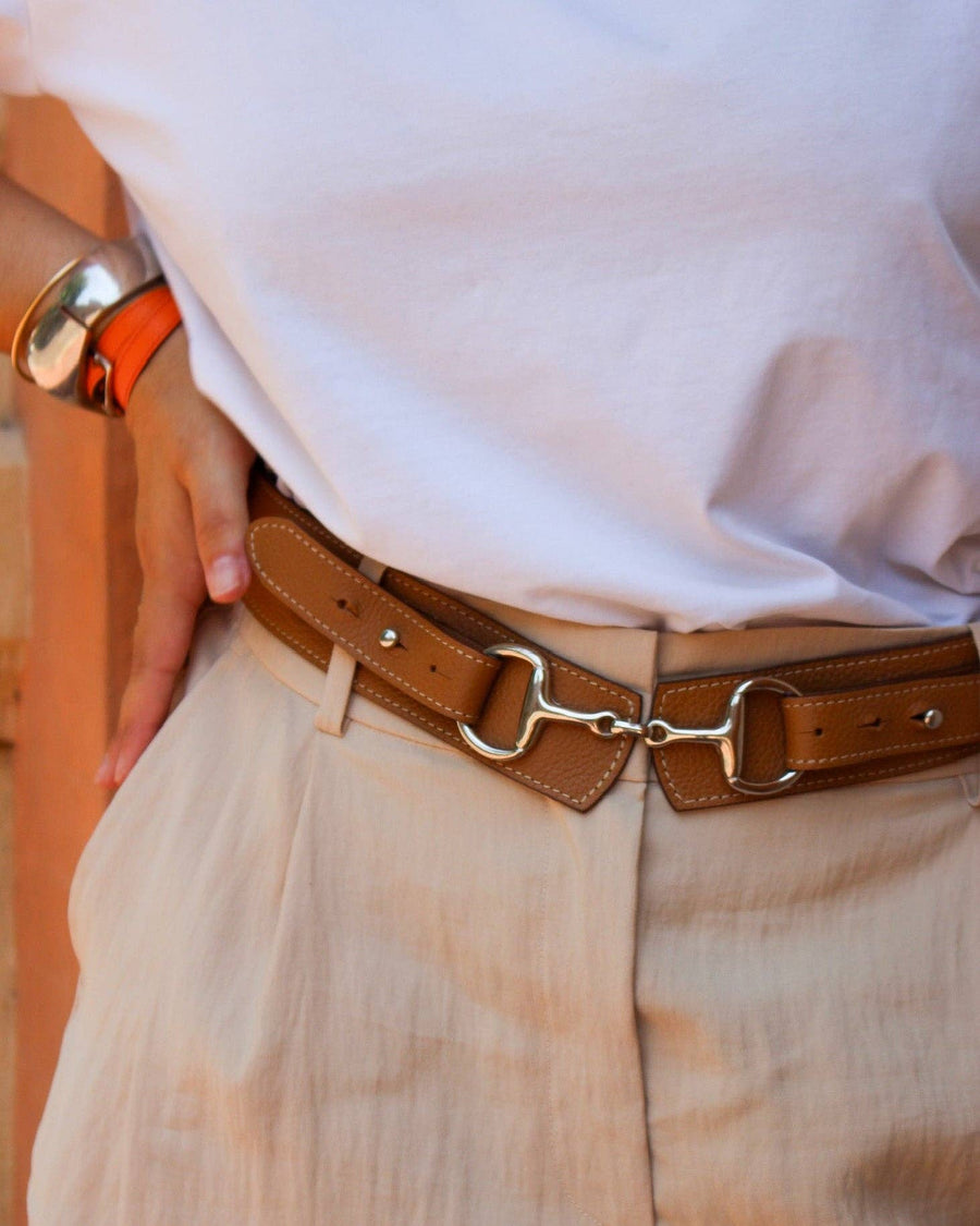 Leather belt | Horse Bit Belt Available in 5 Fabulous colors
