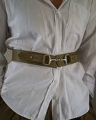Leather belt | Horse Bit Belt Available in 5 Fabulous colors
