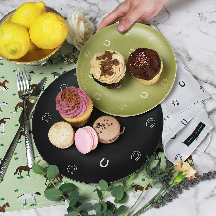 Complete Set Equestrian Table Setting Dining Bundle - Equine Decor