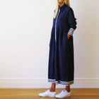 Matilda Navy & White Cotton Cambric Dress