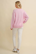 On Order-Horse Shoe Pullover Sweater - Brown