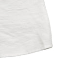 Ruffle Trim Stand Collar White Blouse Long Sleeve Top: White