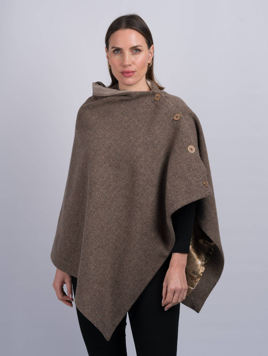 Women's Fawn Classic Tweed Cape