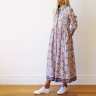 The Matilda Printed Cotton Cambric Maxi Dress