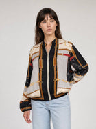 Flowing zip-up jacket KD9160VS-11: Noir