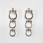 Chapelle - Horseshoe Link Equestrian Bracelet in Silver