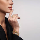 Cavallo -  Horse Hoof Equestrian Bracelet in Gold