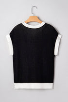 Western Horseshoe Short Sleeve Sweater