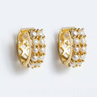 Prism - Pearl Pave Horseshoe Earring