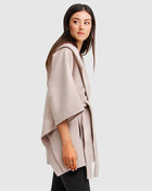 Jackson Landing Wool Blend Cape Coat: ONE SIZE
