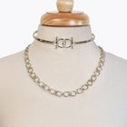 Chapelle - Horseshoe Link Equestrian Bracelet in Silver