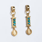 Prism - Turquoise Horseshoe Coin Equestrian Bracelet