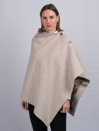 Women's Classic Tweed Cape - Alpaca