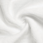 Ruffle Trim Stand Collar White Blouse Long Sleeve Top: White