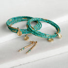 Prism - Turquoise Horseshoe Coin Equestrian Bracelet