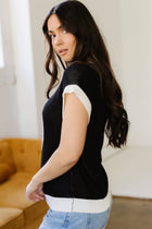 Western Horseshoe Short Sleeve Sweater