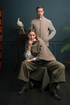 Women's Classic Tweed Cape - Fawn