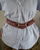 Leather belt | Horse Bit Belt Available in 5 Fabulous colors