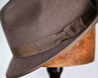 HUDSON- Brown Wool Felt Trilby (M)