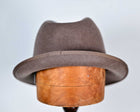 HUDSON- Brown Wool Felt Trilby (M)