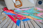 Long Equestrian themed Bag or hair twills