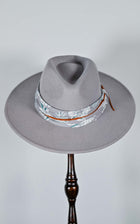 BRIAR - AUSTRALIAN WOOL FELT WIDE BRIM (Grey )