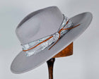 BRIAR - AUSTRALIAN WOOL FELT WIDE BRIM (Grey )