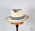 Balzar Brisa Natural Fedora Grey-Black band