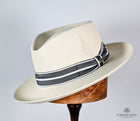 Balzar Brisa Natural Fedora Grey-Black band