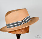 Balzar Brisa Tan Fedora Grey-Black band
