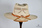 Barcelona Vented Natural Fibre Fedora Hat- Natural