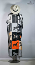 Silk Shawl Dress & Scarf