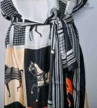 Silk Shawl Dress & Scarf