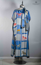 Silk Shawl Dress & Scarf