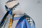 Silk Shawl Dress & Scarf
