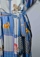 Silk Shawl Dress & Scarf