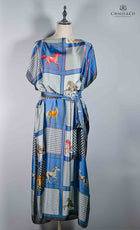 Silk Shawl Dress & Scarf