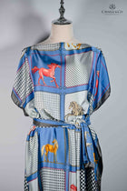 Silk Shawl Dress & Scarf