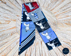 Silk Hair/Bag Twills Horse print-6 Colours