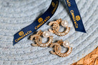 CC Style Brooch Pearl and sparkling embellishments