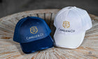 Cavalle Co Caps- Navy & White