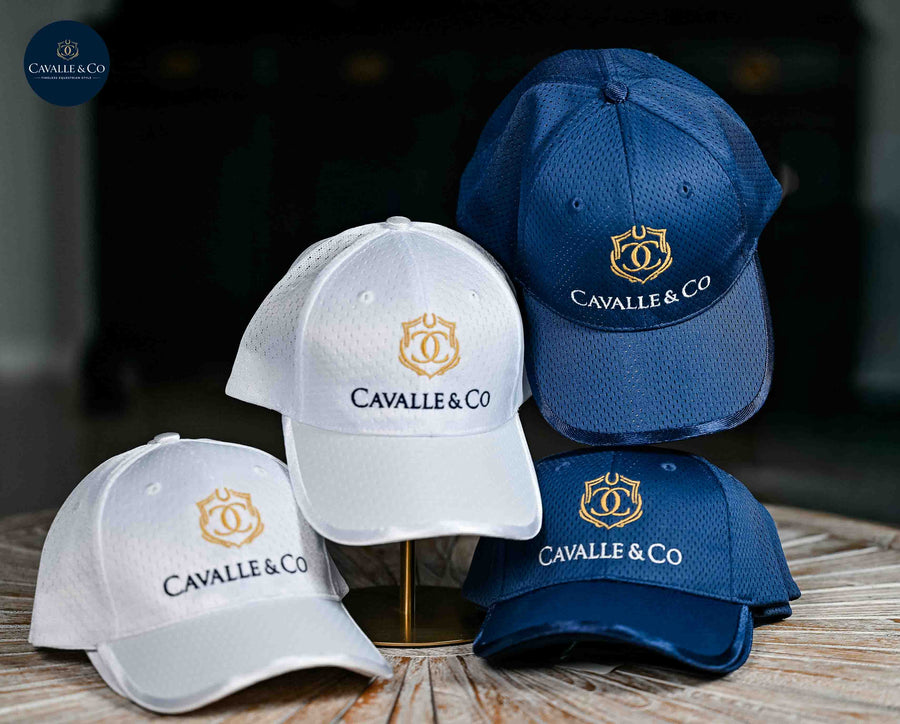 Cavalle Co Caps- Navy & White