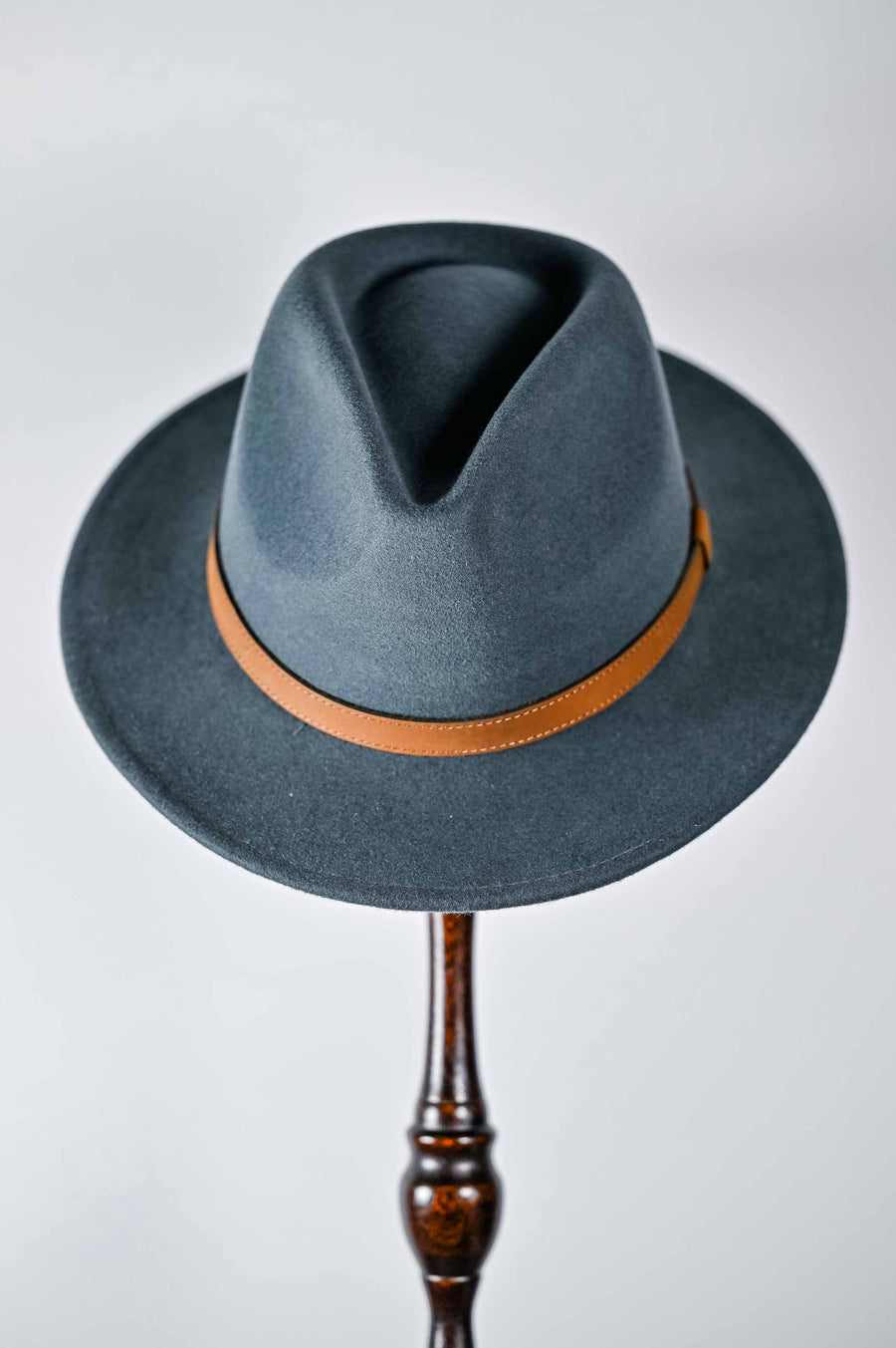 COLE - AUSTRALIAN WOOL FELT CITY FEDORA- Charcoal