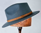 COLE - AUSTRALIAN WOOL FELT CITY FEDORA- Charcoal