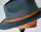 COLE - AUSTRALIAN WOOL FELT CITY FEDORA- Charcoal