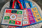 Equestrian Material Tote Bags