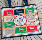 Equestrian Material Tote Bags